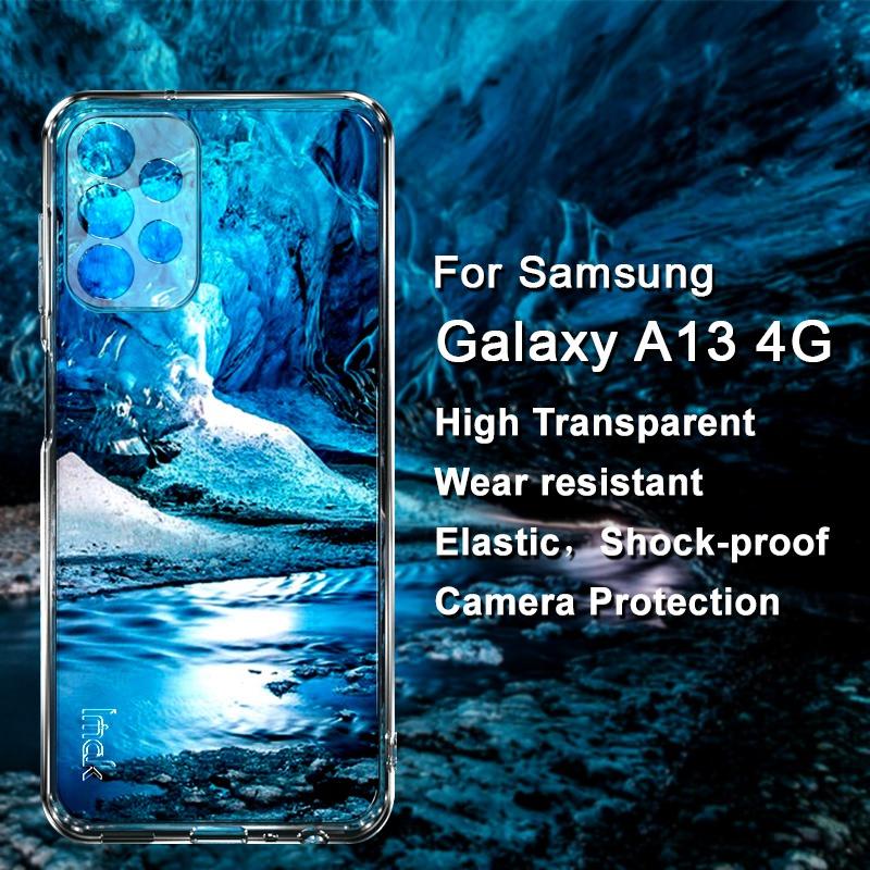 

IMAK UX-5 Series for Samsung Galaxy A13 4G Anti-drop Shockproof Case Soft TPU Clear Phone Back Cover with Camera Protection A