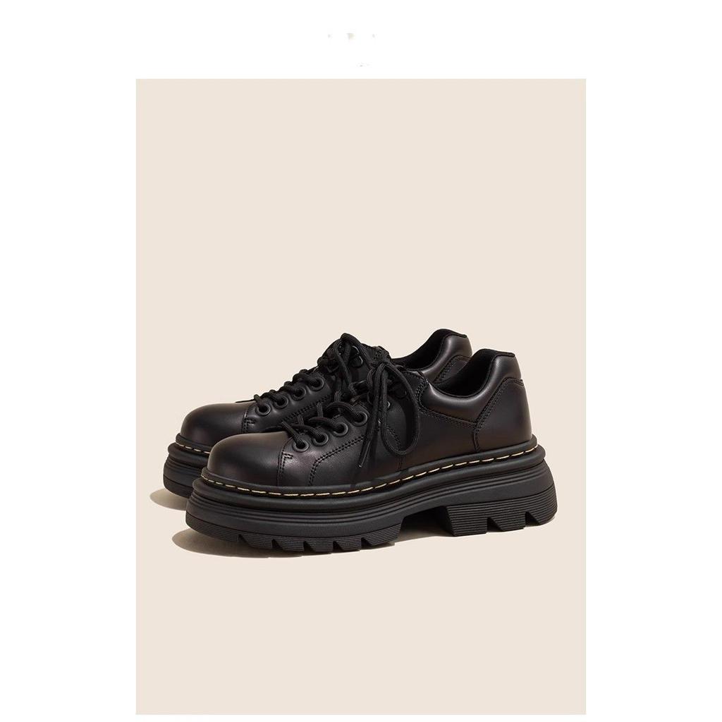 Autumn Wind Rustling~ Japanese Small Leather Shoes Women's Shoes 2025 New Retro British Style Platform Loafers Single Shoes Women