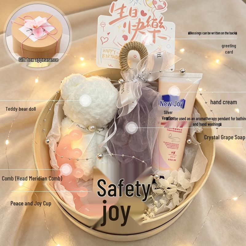 Handmade Crystal Grape Cluster Soap Gift Set - Transparent Simulation Grape Soap