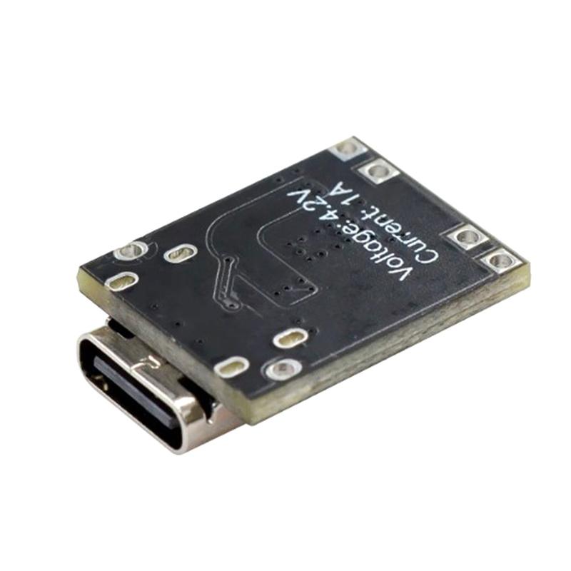 5Pcs Tp4057 1A 3.7V Lithium Battery Charging And Discharging Board With Protection Type-C Usb C Li-Ion Battery Charging Board