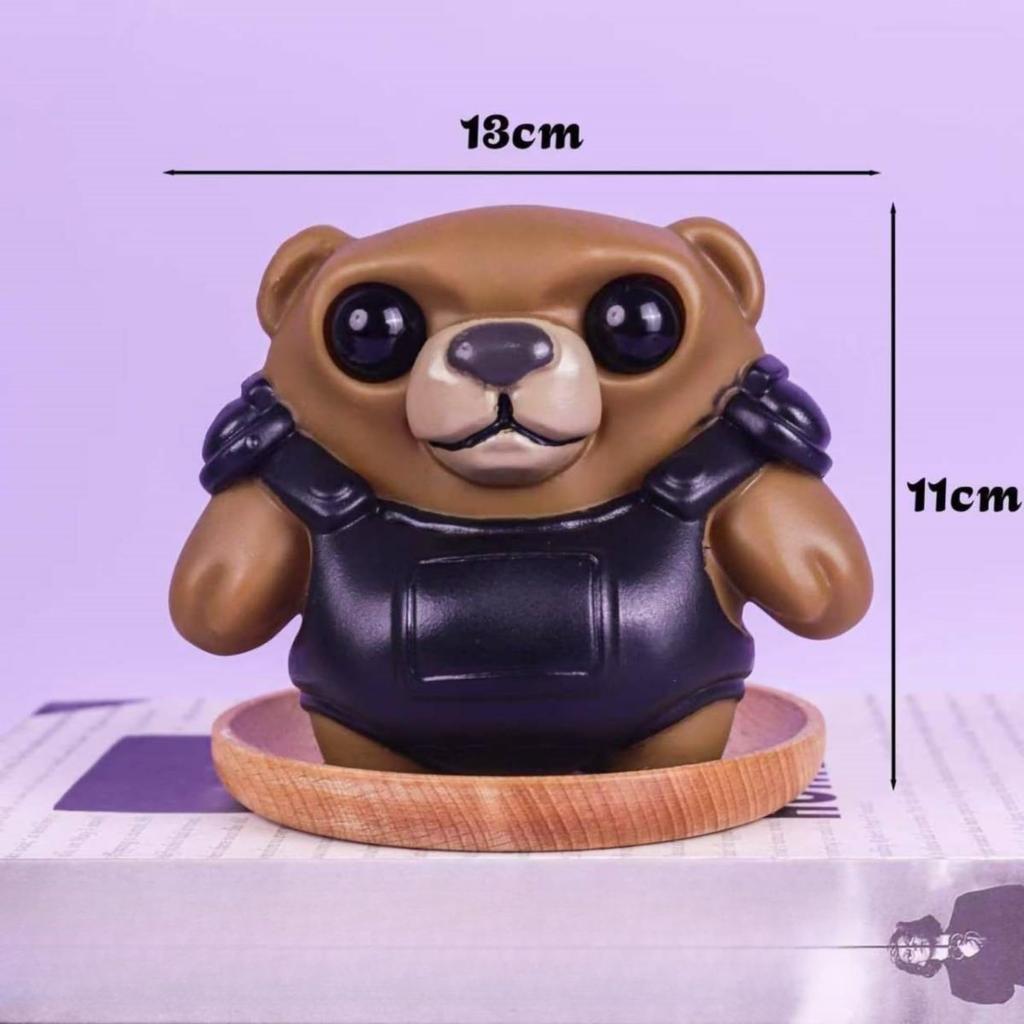 YAYANA Tactical Valorant Stress Squishy Cute Anime Time Soft Perfect As a Gift for or As a Prize for Festivals Bear, Speech-Speaking Reliever, Toy,