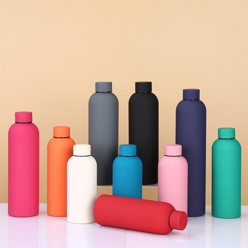 Stylish American-Style Double-Wall Vacuum Insulated Sport Bottle: Compact, Portable, Large Capacity