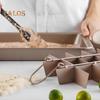Brownie Pan with Removable Dividers Rectangle Food Grade Stainless Steel Chocolate Cake Muffin Baking Tray Sheet Cutter Bakeware