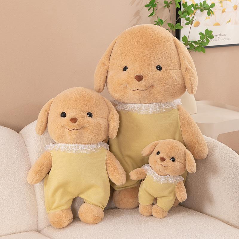28CM Cute Poodle Doll Plush Cute Senbel Baby Sleeping Gift Girls Birthday Gift Puppy Plush Doll Children's Christmas Gift