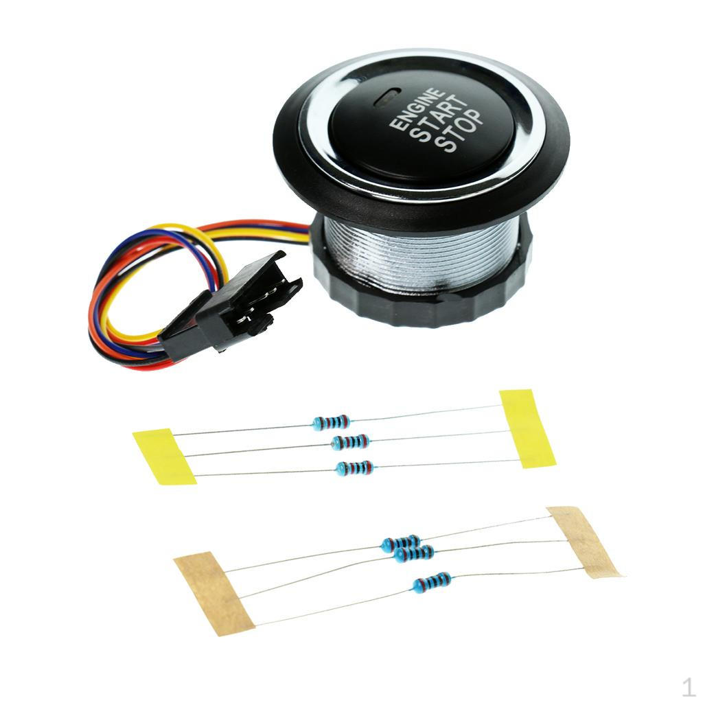 

Универсальный автомобильный светодиодный кнопочный переключатель зажигания двигателя