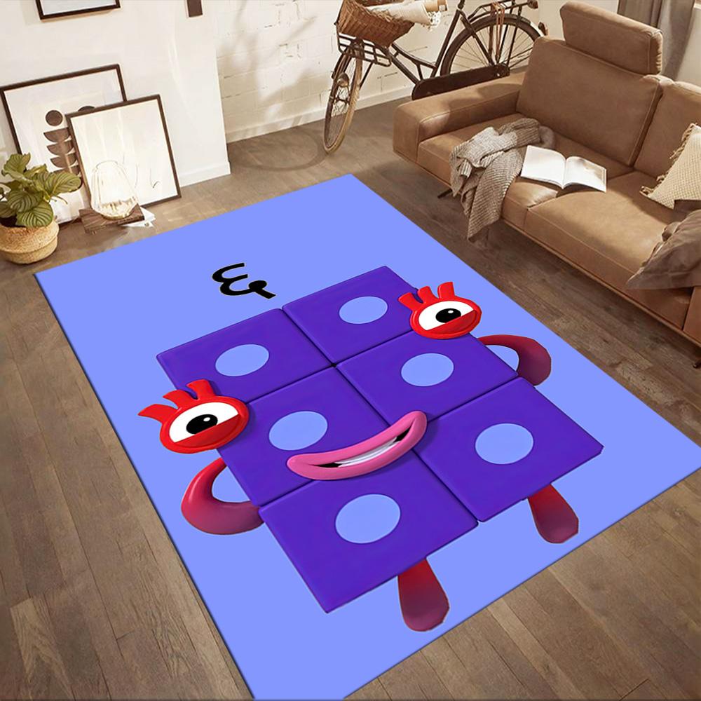 Numberblocks Area Rug Suitable for Kitchen Living Rooms Study room Bedrooms Anti-slip Rug Office home decor Perfect Gift for Women/Men