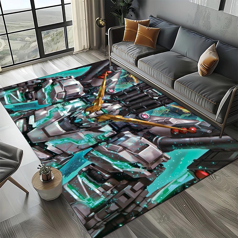 27 Style New Gundam Cartoon Robot Gift 3D Carpet Rug for Bedroom Living Room Home Sofa Decoration,kid Decor Floor Mat