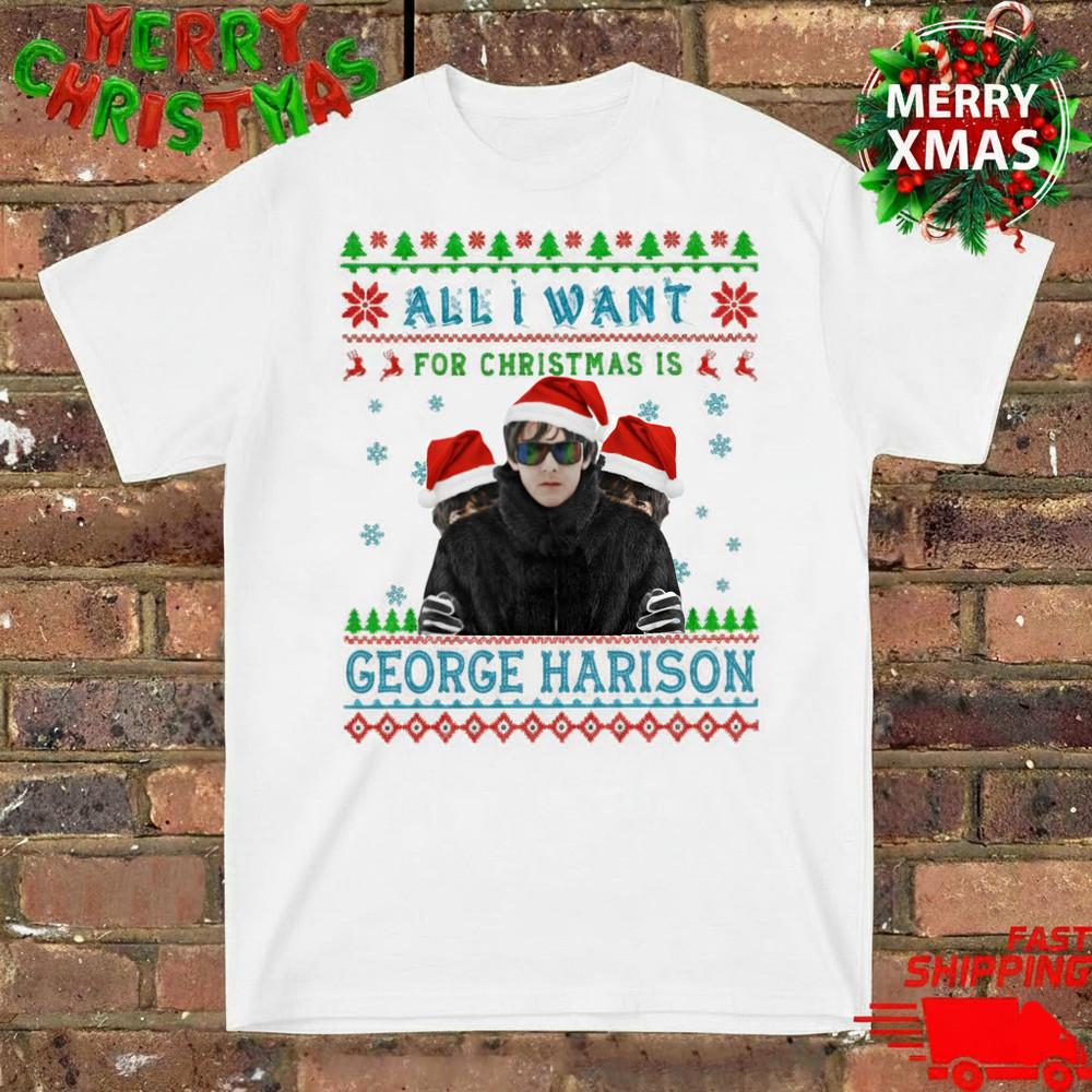 

Very Rare George Harrison Christmas Gift Tshirt All Size S to 5XL UR371 Unisex T-Shirt XL