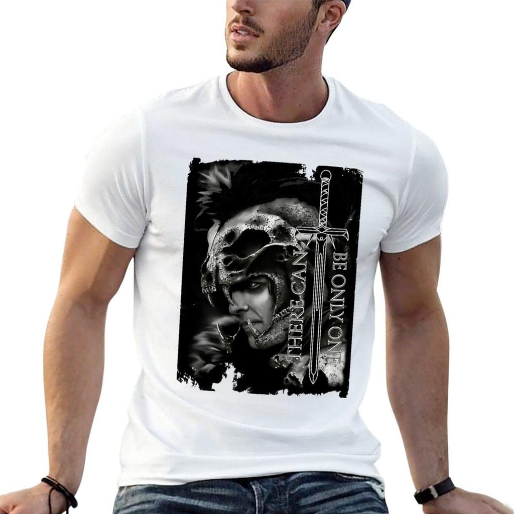 Modern Action Fantasy Story Legendary Thirst Highlander Movie Kurgan Vintage Classic Tshirt T Shirt Unisex Plain Tshirt