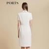 PORTS Women's Short-Sleeved Midi Knit Dress
