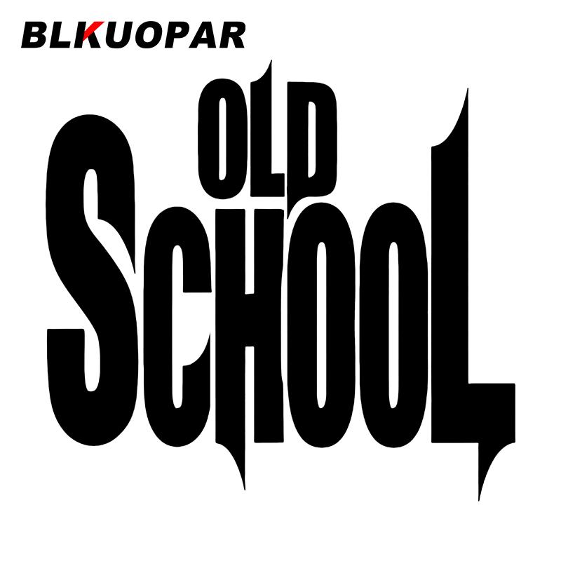 BLKUOPAR for Old School Car Stickers Fashionable Simple Decals Waterproof Sunscreen Windows RV Motorcycle Decor Car Styling