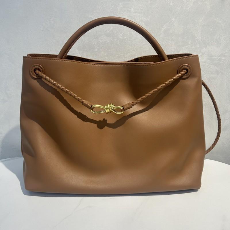 Women's Bag 2025 New Style Authentic Leather Large-capacity Tote Diagonal Commuting Bow Knot Single-shoulder Handbag