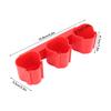 Batteriholdere for Milwaukee M12 Batteriverktøy Oppbevaringsholdere med Batterispor Veggmontering 12V Batterioppbevaringsstativer