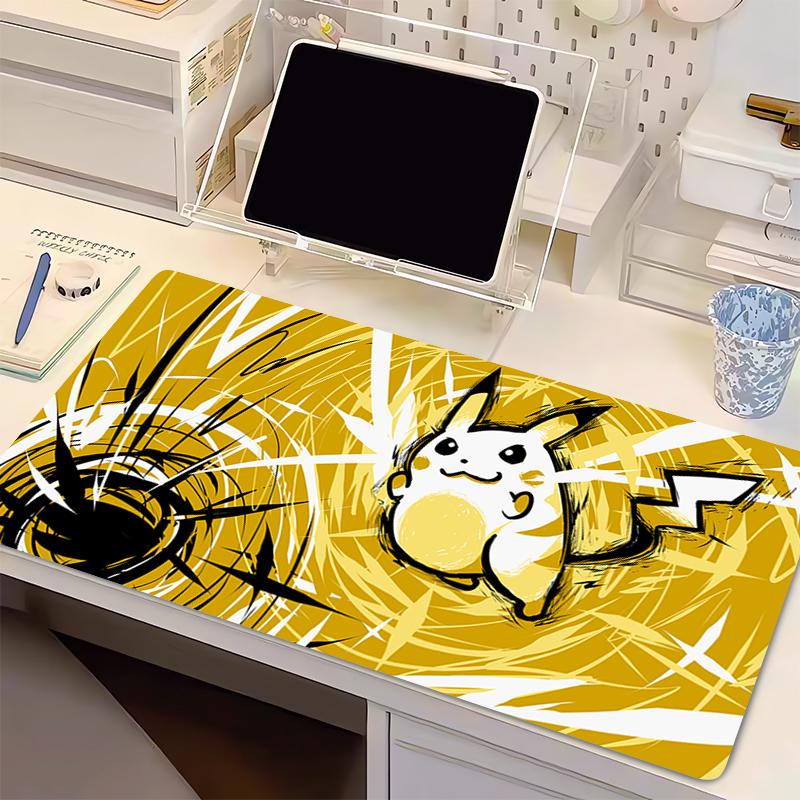 Mouse Pad Anime Gamer Gaming Accessories Varmilo Keyboard Pad PC Computer Rubber Desk Mat Carpet PPokemon Pikachu xxl Mousepad