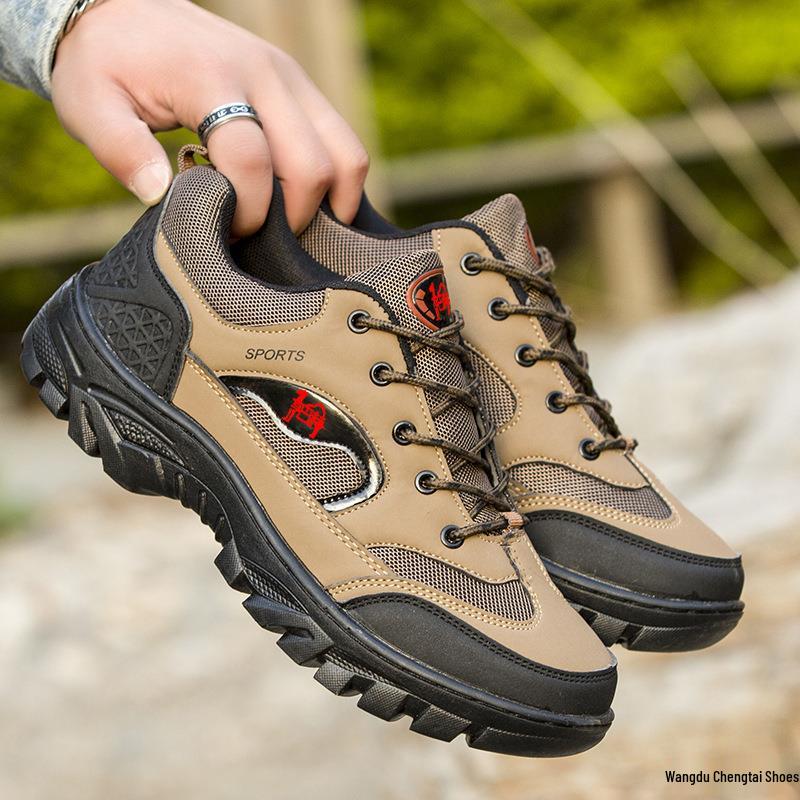 Scarpe Casual Traspiranti in Tessuto Primaverile da Uomo con Suola Spessa - Sneakers alla Moda per Viaggio e Sicurezza