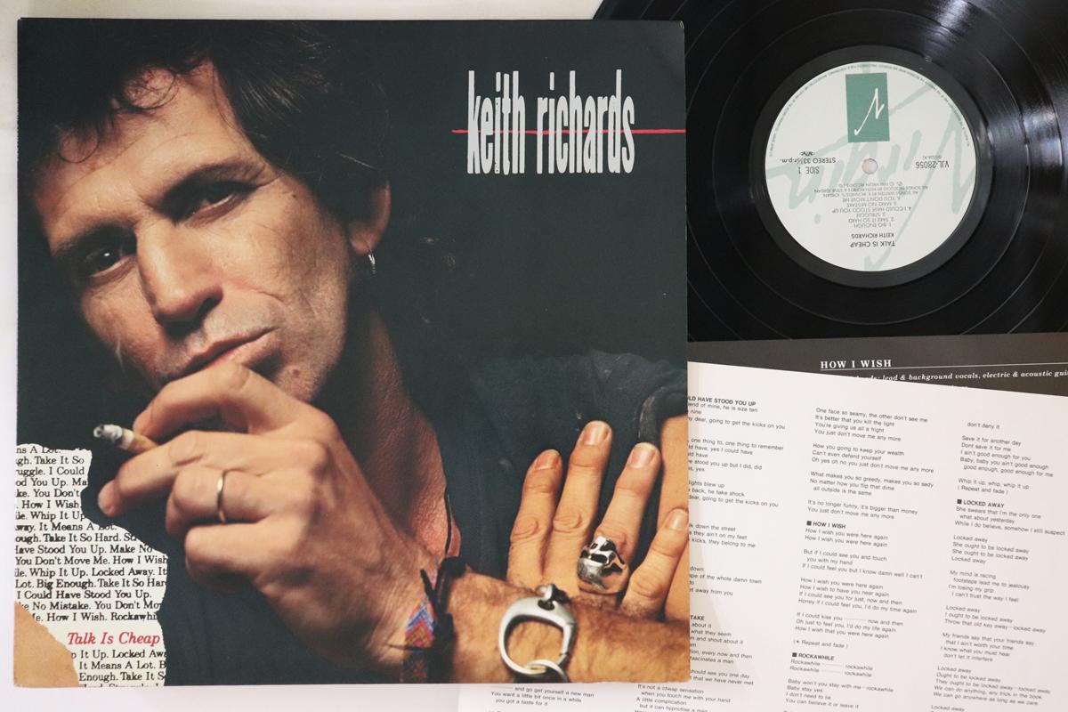 

LP-пластинка КИТ РИЧАРДС - Talk Is Cheap VJL28056 VIRGIN 1988 Япония Рок Б/У