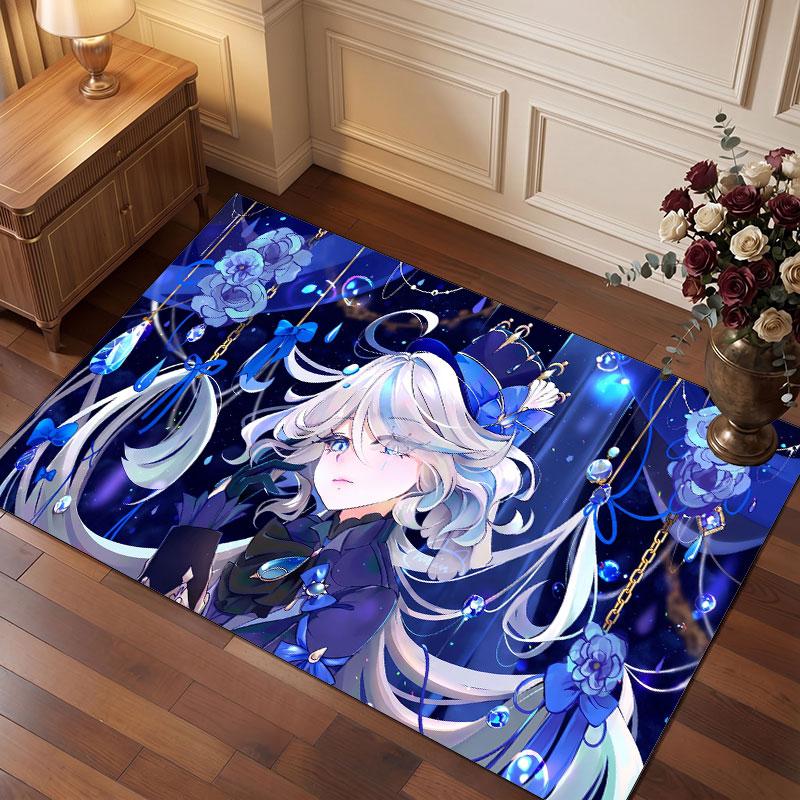 Genshin Impact Rug Soft Thick Non Slip Floor Carpet for Bedroom Living Room Home Decor