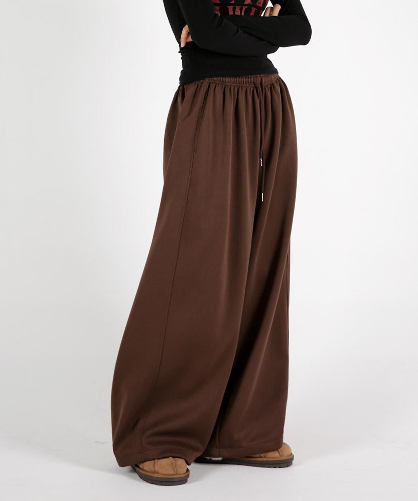 UMM Women'S Short/Long Length Cut-Out Wide String Pants 3 Colors