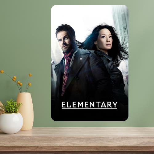 Elementary Classic TV Show Metal Poster Sign