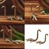 Nessies Decors Figurines Metal Sea Animal Statues Decorative Ornament for Living Room,Bookshelf,Side Table Decorations