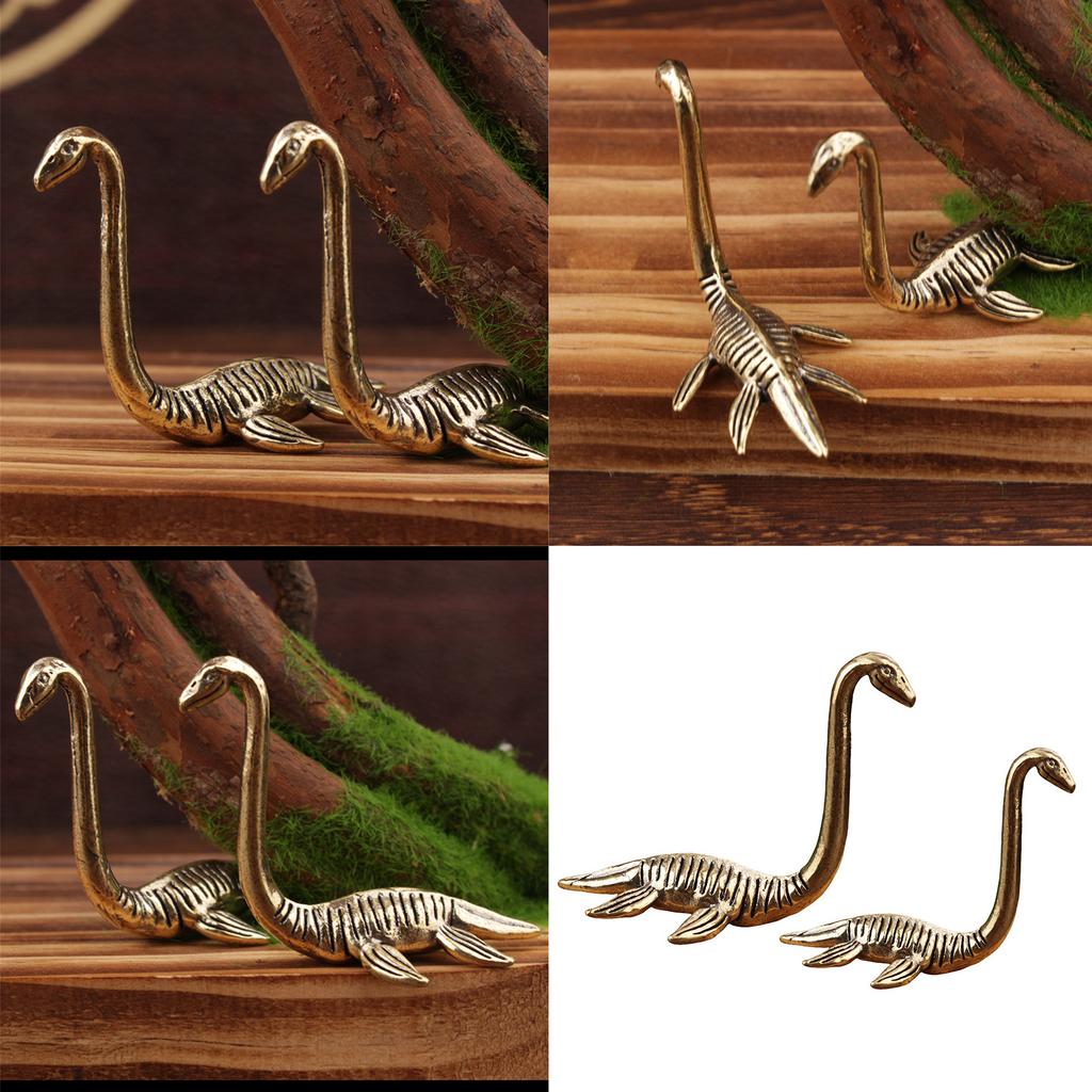 Nessies Decors Figurines Metal Sea Animal Statues Decorative Ornament for Living Room,Bookshelf,Side Table Decorations