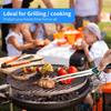 Stainless Steel Barbecue Tongs Non-slip Steak Tongs Non-slip Grip Kitchen Tongs Non-stick Cooking Tons Barbecue Accessories