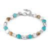 Nomination Bracelet Instinct Style Stone Edition Natural (White, Blue) 027930/065