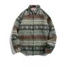 Shirt Men's Loose Autumn and Winter Models Retro Ethnic Style Couple Long-sleeved Shirt Jacket