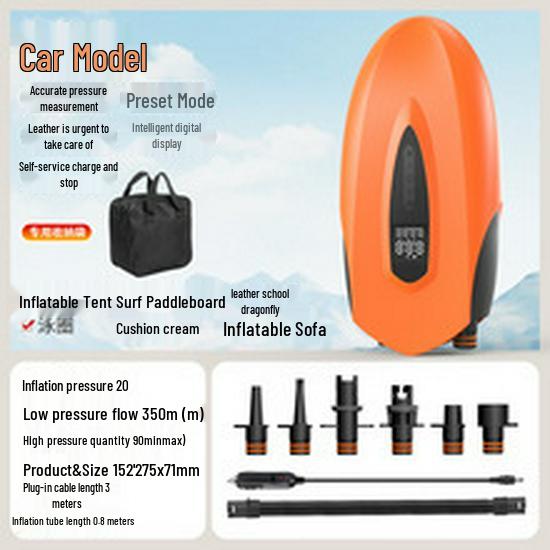 Portable Wireless Air Pump for EVs, Outdoor Tents, SUP Boards & Kayaks