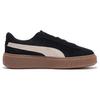 New PUMA Suede Platform Cutout 'Black White Brown' Women's 397233-01