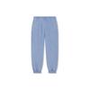 Li Ning Vital Series Solid Color Mid Waist Tapered Knit Sports Pants Unisex pants Butterfly-Blue AKLT683-2