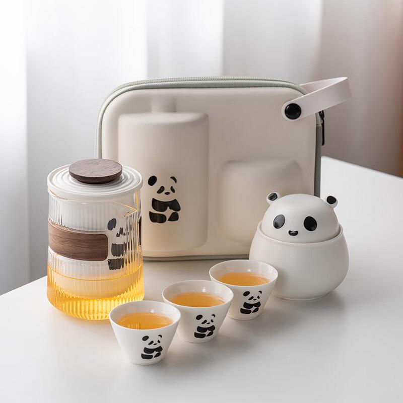 Little Moon Ya Panda Kung Fu Travel Tea Set