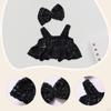 Doll Clothes Set Make Your Dolls Cute Costumes for 15 cm 17 Blue