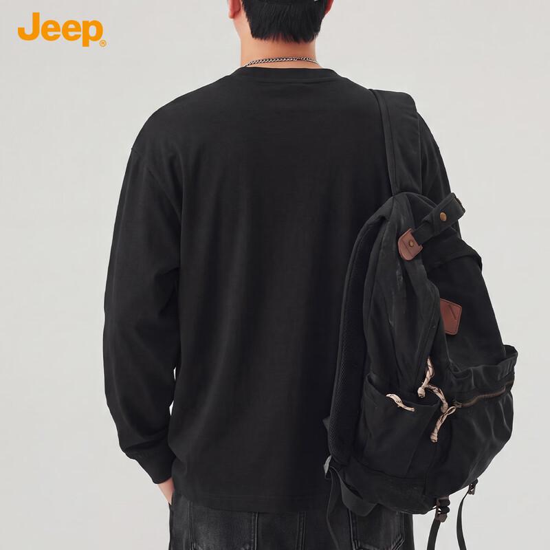 Jeep Men's Long Sleeve Crewneck T-Shirt