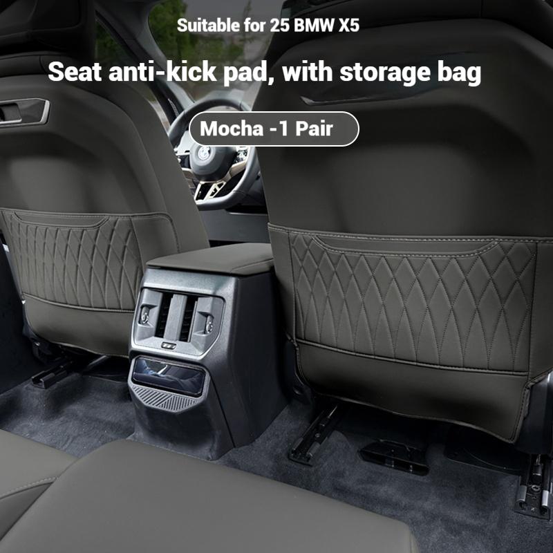 For BMW X3 2025 Car Seat Back Storage Rear Anti-Wear Backrest Anti-kick Pad Auto Accessorie Interior Accessories