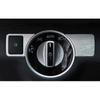 For Mercedes-Benz G-Class 2002-2018 Silver Alloy Headlight Button Control Cover