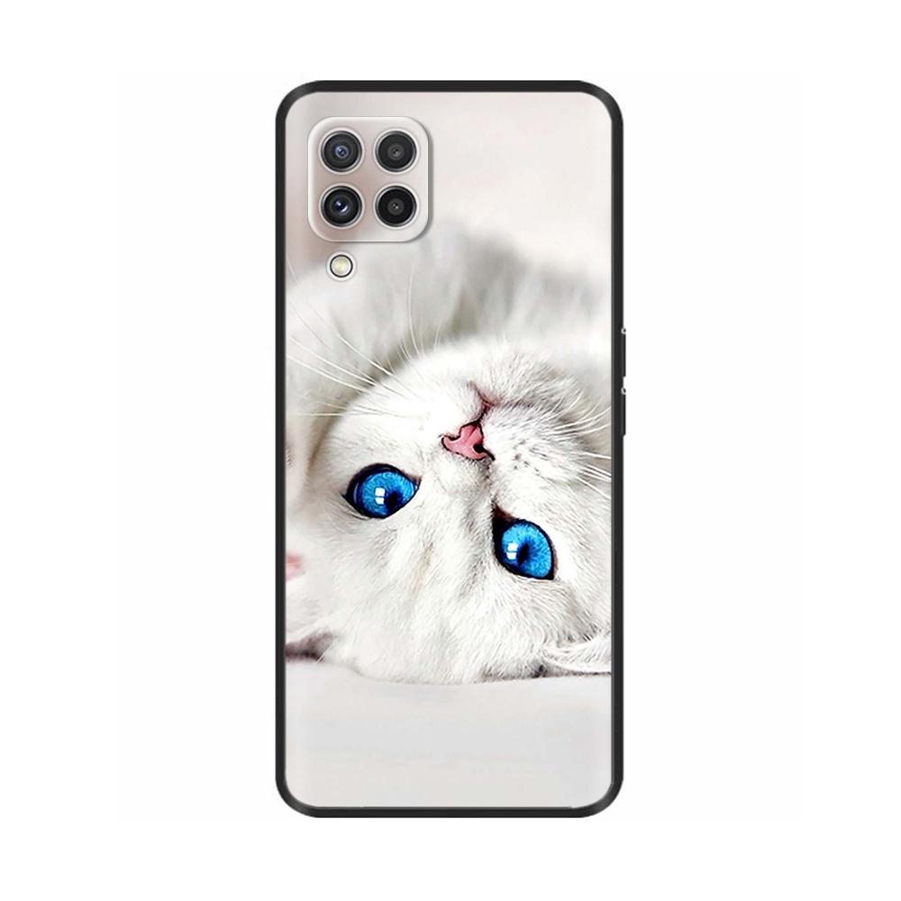 Per Samsung Galaxy A12 Custodia Verniciata Morbido Silicone Liquido Protezione Fotocamera Copri Telefono Per Samsung M12 F12 A 12 Galaxy M12 Fundas