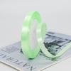 Factory Wholesale 1.5 Inches Single Sided Pastel Satin Ribbon Decorative Polyester Fabric Solid Logo Hair Gift Decoration