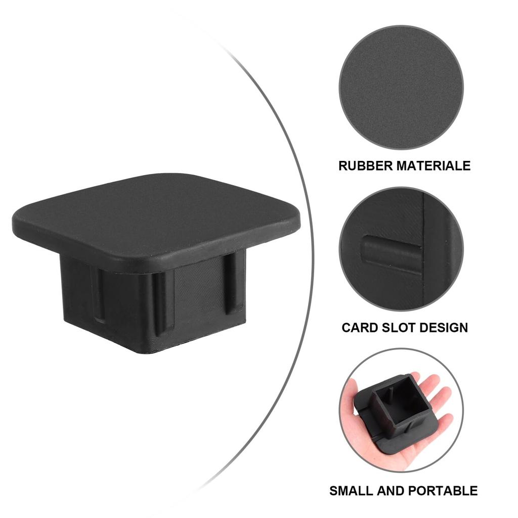 Ledmomo Hitch Cover 2" Rubber Hitch Cover Hitch Protector Hitch Cap Fits All Models and Years, Hitch Member