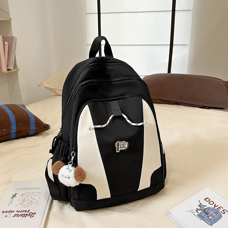 Schoolbag American retro campus schoolbag junior high school girl high school student backpack male tide large capacity travel light backpack