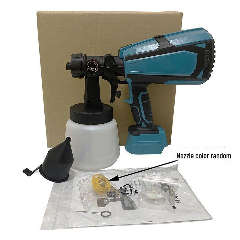 18V Rechargeable Lithium Battery Wireless Electric Paint Spray Gun for Walls & Latex Paint