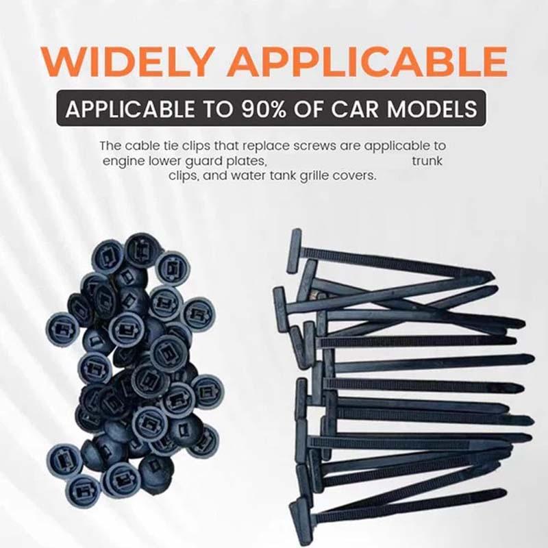 Nylon Universal Cable Tie Buckle Heavy Duty Self-Locking Nylon Zip Ties Holder Multipurpose Plastic Cable Ties Tool