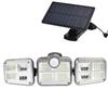 Four-Head Rotating Solar Wall Lamp: Waterproof, Motion-Sensitive Outdoor Street and Courtyard Light