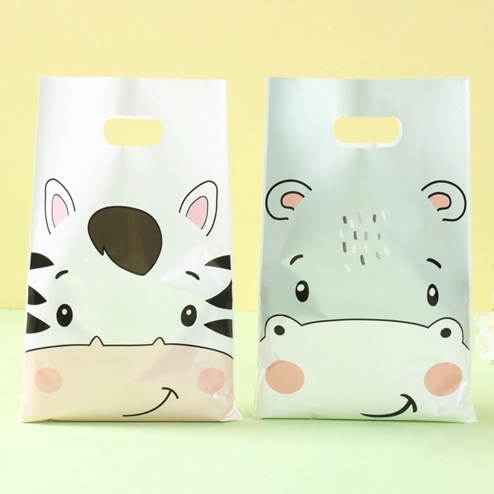 10/25/50Pcs Giraffe Tiger Birthday Goodie Bag Party Supplies Bags Kids Birthday Party