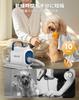 Oneisall Dog Grooming Vacuum Cleaner Dryer with Patented Brush Suction Low Grooming 7 Temperature Electric Clippers for Small and Medium Dogs and