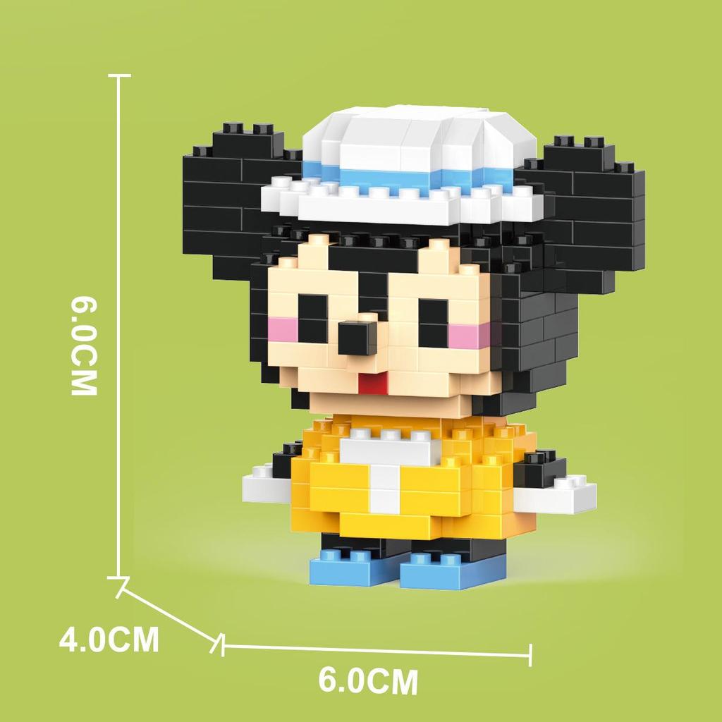 LEGO-Compatible Mini Building Blocks: Cartoon Figurines & Educational Toys