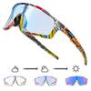 Pochromic Cycling Glasses Cycling Sunglasses Man Bicycle Goggles UV400 Outdoor Bike Eyewear MTB Sports Accessories
