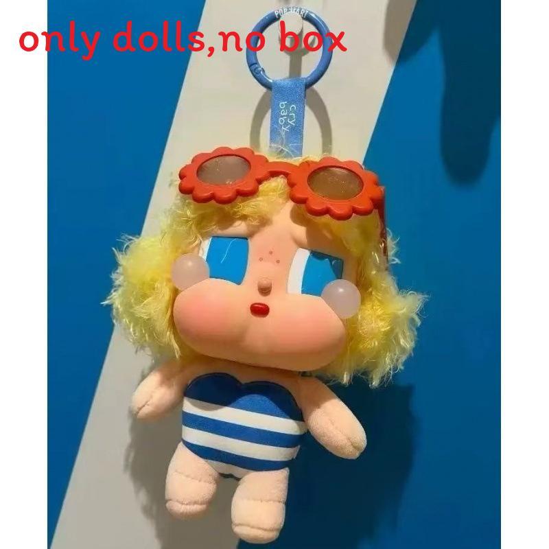 Cry Baby Plush Keychain With Surfboard Design For Summer Beach Accessory