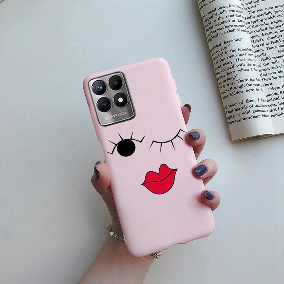 For Realme Narzo 50 Case RMX3286 Cute Painted Soft Silicone Back Cover for OPPO Realme Narzo 50 Phone Case Bumper Narzo50 Coque