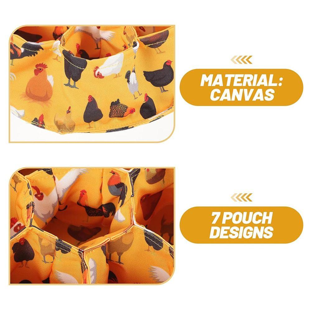 Portable Eggs Gathering Bags Soft Easter Egg Collector Funny Eggs Collecting Basket  Garden